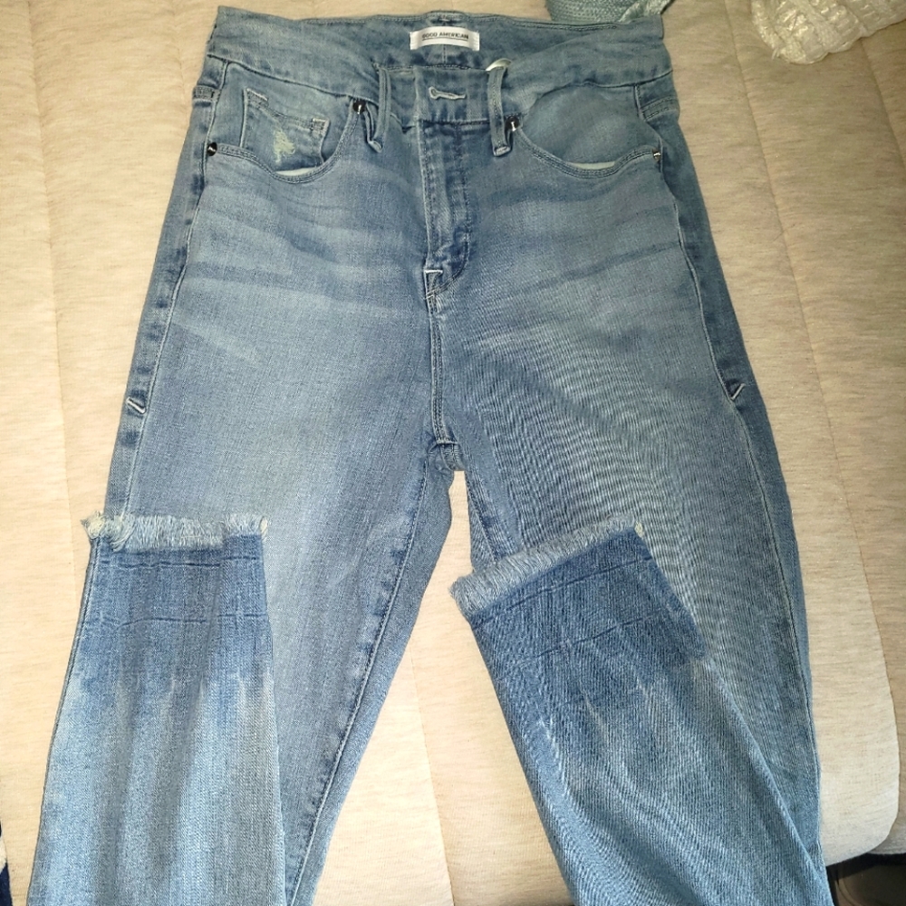 Good American Blue 373 Jeans